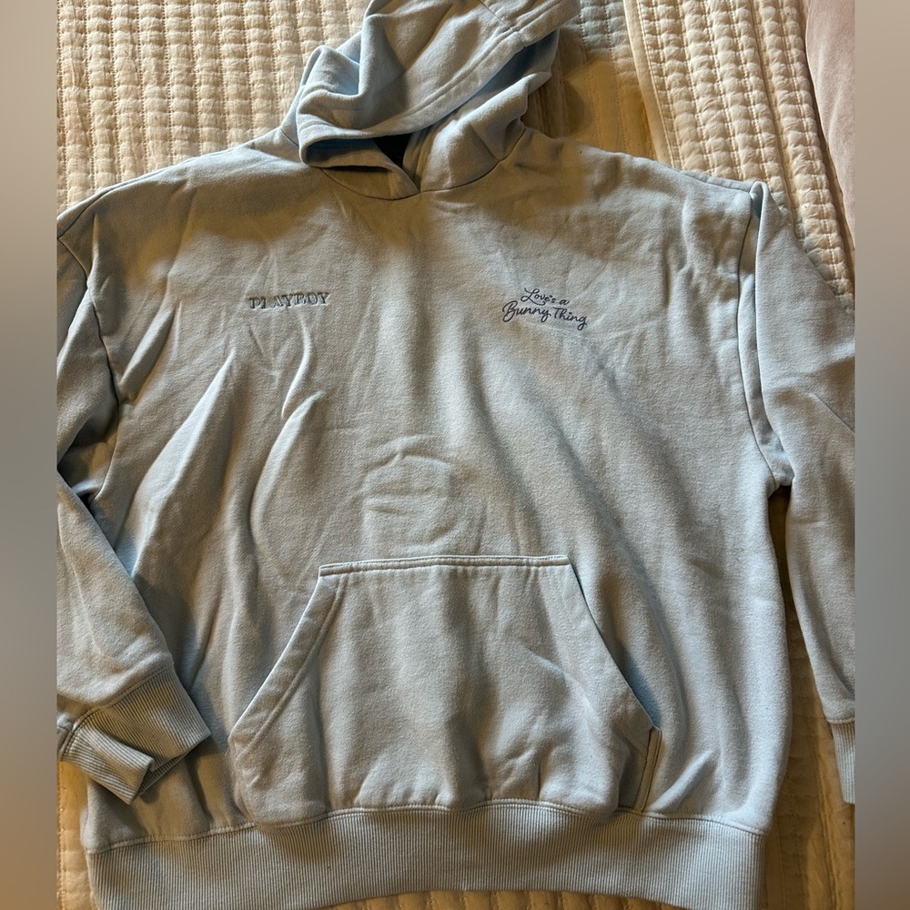 Playboy Light Blue Hoodie